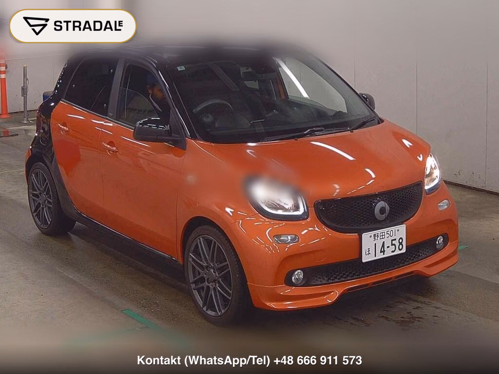 MCC SMART FOR FOUR BRABUS SPORT 2018, aukcja z Japonii, zdjęcie 1