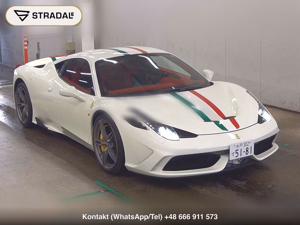 FERRARI 458 SPECIALE BASE GRADE 2015, aukcja z Japonii, zdjęcie 1