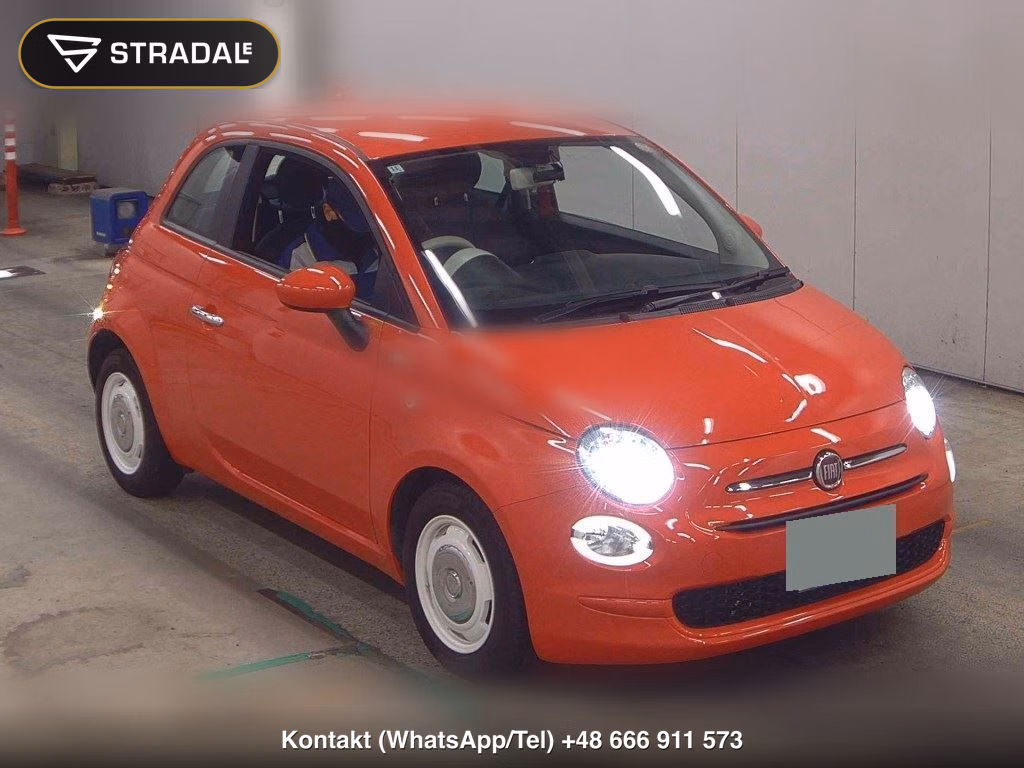 FIAT 500 TWIN AIR CULT 2022, aukcja z Japonii, zdjęcie 1