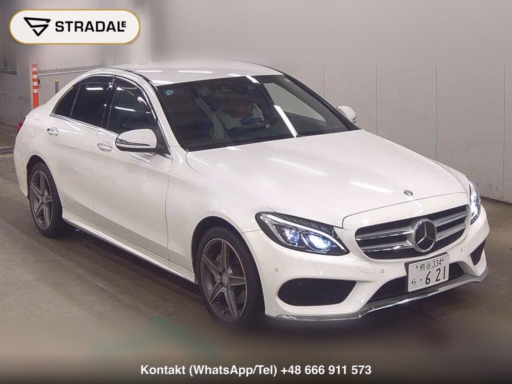 MERCEDES BENZ C-CLASS 4D C200 SPORTS EDITION 2015, aukcja z Japonii, zdjęcie 1