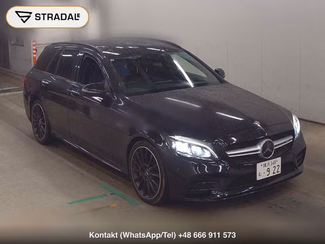 MERCEDES AMG C-CLASS STATIONWAGON 4WD C43 4MATIC STATIONWAGON 2019, samochód z aukcji Japonii