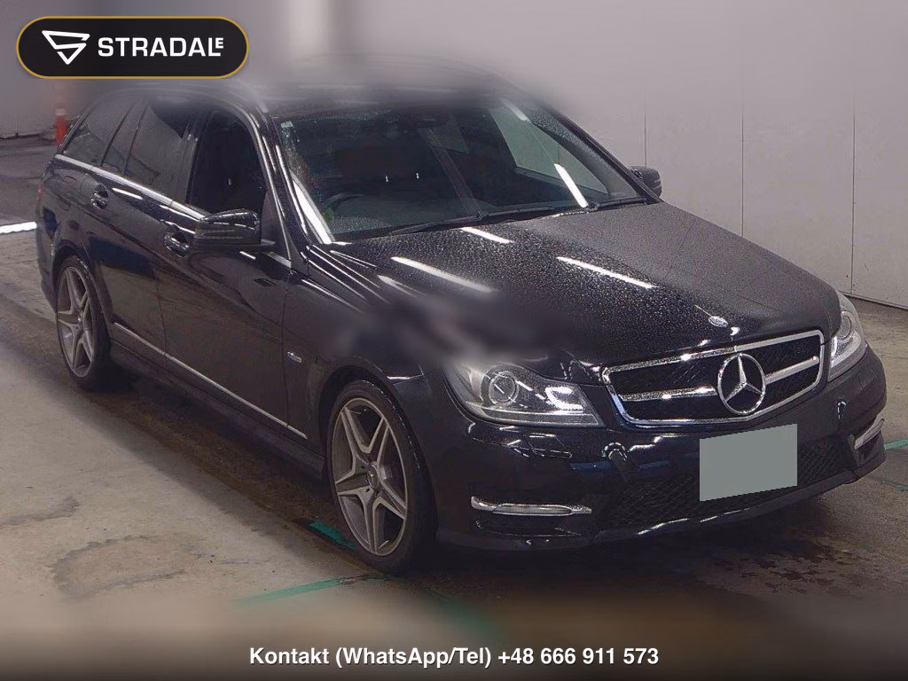 MERCEDES BENZ C-CLASS STATIONWAGON C200 BLUEEFFICIENCY STATIONWAGON AVANTGA 2012, aukcja z Japonii, zdjęcie 1