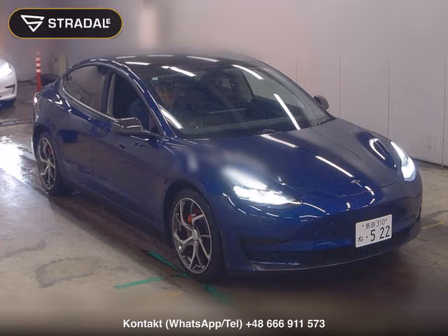 TESLA MODEL 3 BASE GRADE 2022, samochód z aukcji Japonii