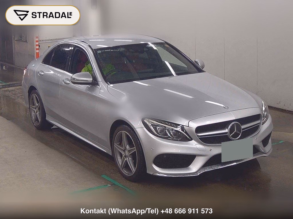MERCEDES BENZ C-CLASS 4D C220D AVANTGARDE AMG LINE 2016, aukcja z Japonii, zdjęcie 1
