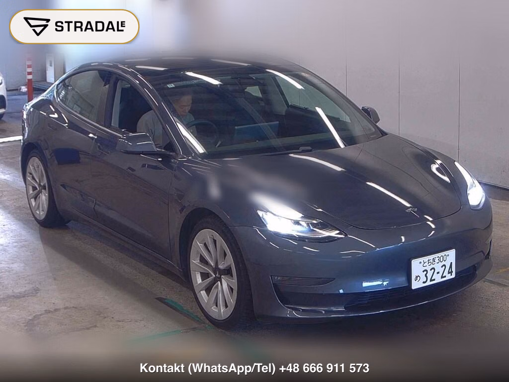 TESLA MODEL 3 4WD LONG RANGE 2020, aukcja z Japonii, zdjęcie 1