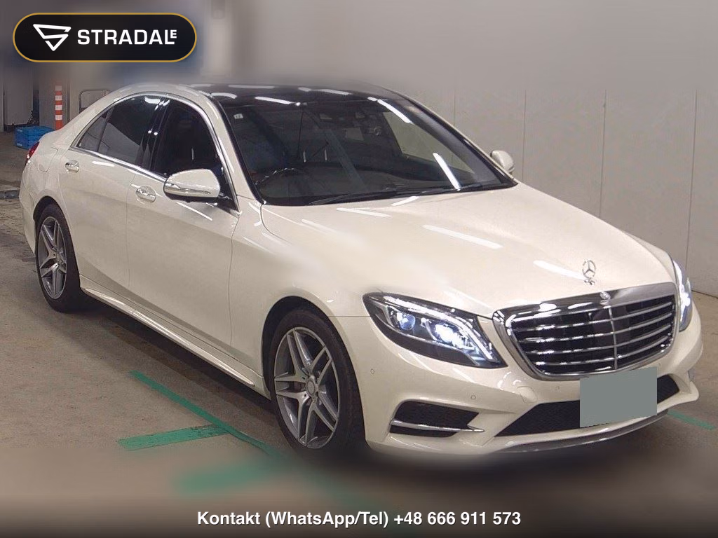 MERCEDES BENZ S-CLASS 4D S400 HYBRID EXCLUSIVE AMG SPORTS PACKAGE 2013, aukcja z Japonii, zdjęcie 1