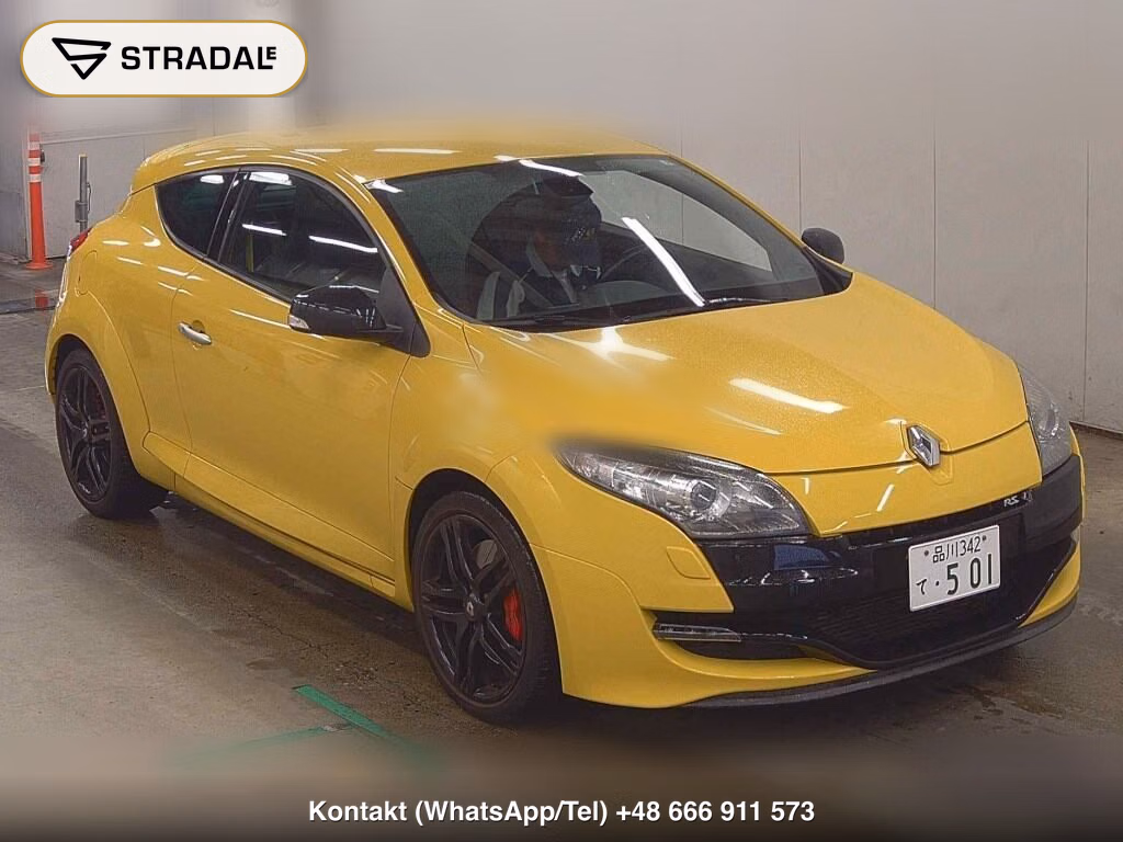 RENAULT MEGANE 3D RENAULT SPORT 2011, aukcja z Japonii, zdjęcie 1