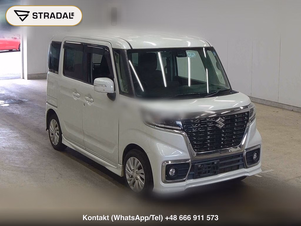 SUZUKI SPACIA CUSTOM HYBRID GS 2019, aukcja z Japonii, zdjęcie 1