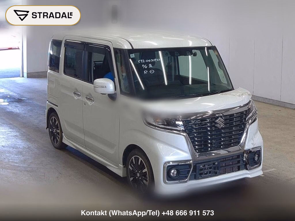 SUZUKI SPACIA CUSTOM 4WD HYBRID XS TURBO 2020, aukcja z Japonii, zdjęcie 1