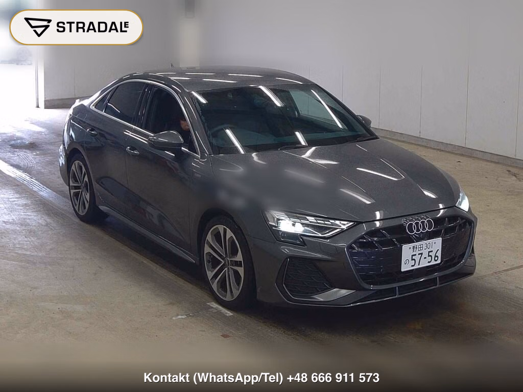 AUDI A3 SEDAN 30TFSI S LINE 2025, aukcja z Japonii, zdjęcie 1
