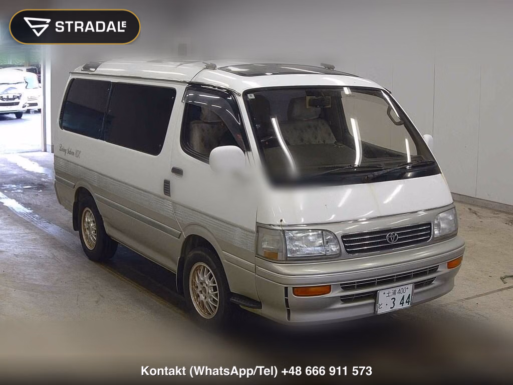 TOYOTA HIACE WAGON 4D SUPER CUSTOM TRIPLE MOON ROOF 1996, aukcja z Japonii, zdjęcie 1