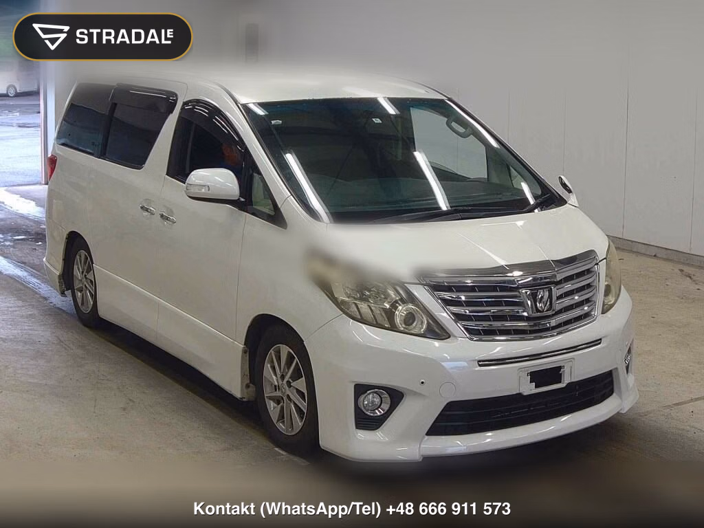 TOYOTA ALPHARD 240S 2012, aukcja z Japonii, zdjęcie 1