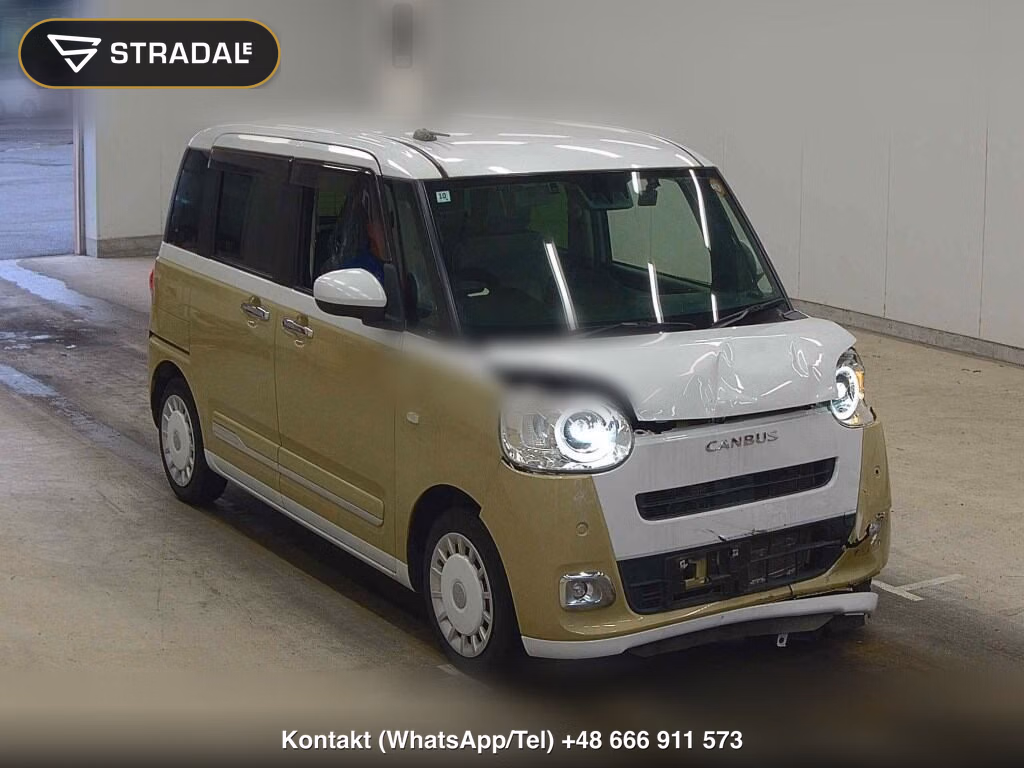DAIHATSU MOVE CANBUS STRIPES G TURBO 2022, aukcja z Japonii, zdjęcie 1