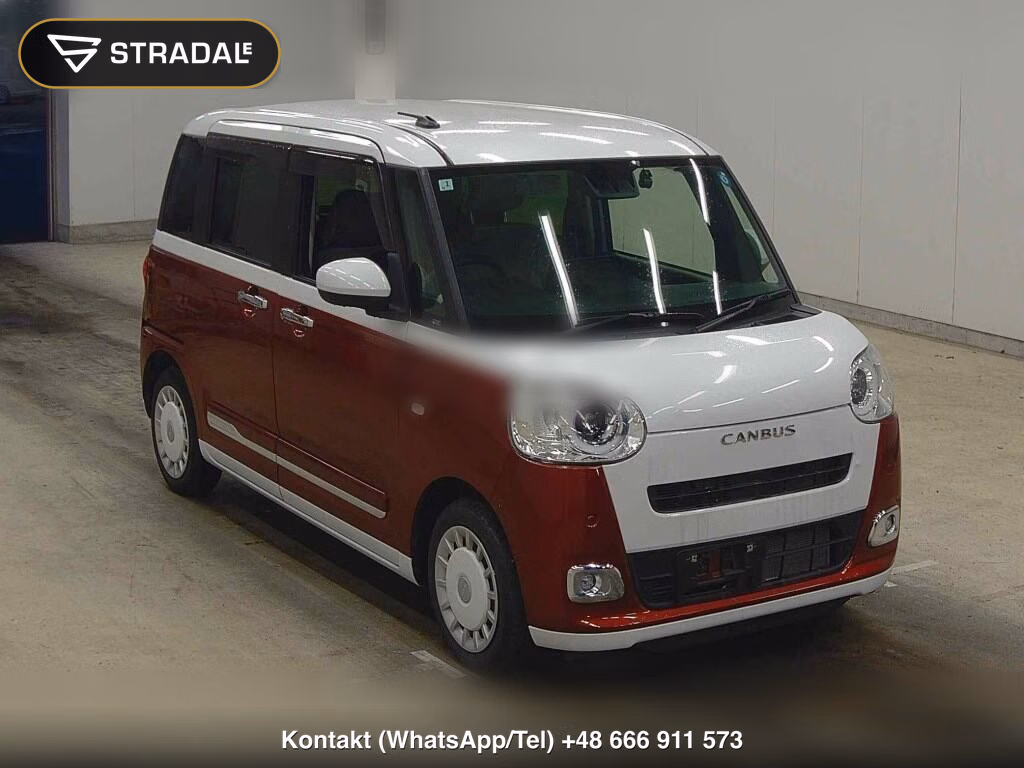 DAIHATSU MOVE CANBUS STRIPES G TURBO 2023, aukcja z Japonii, zdjęcie 1