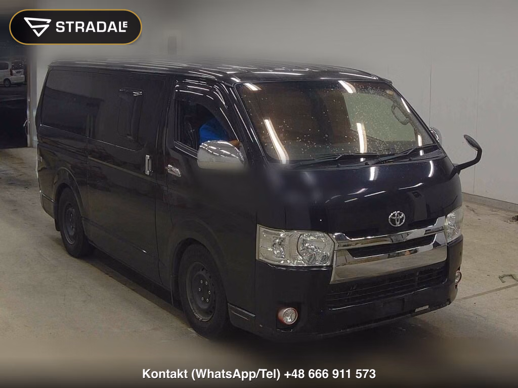 TOYOTA HIACE VAN 5D LONG SUPER GL DARK PRIME 2017, aukcja z Japonii, zdjęcie 1