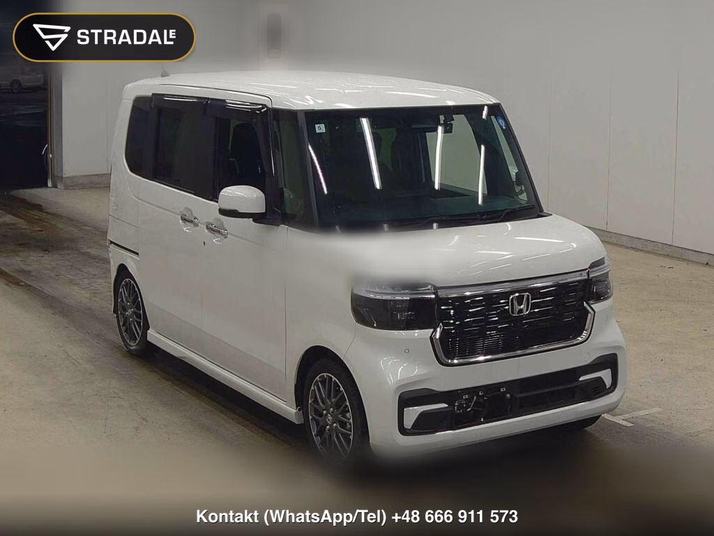 HONDA N-BOX CUSTOM TURBO 2024, aukcja z Japonii, zdjęcie 1