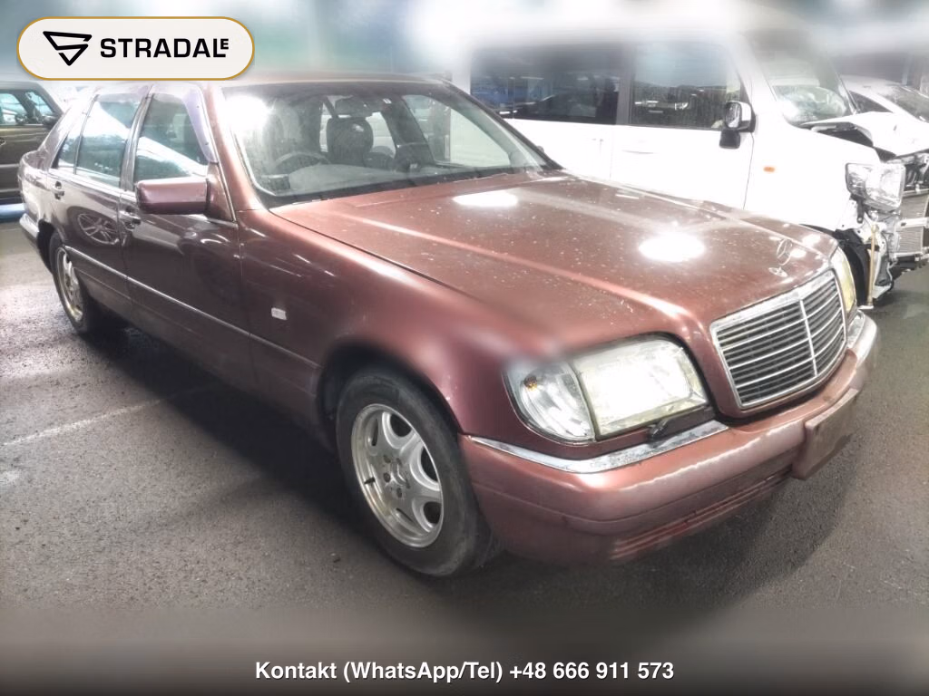 MERCEDES BENZ S-CLASS 4D S500L 1997, aukcja z Japonii, zdjęcie 1