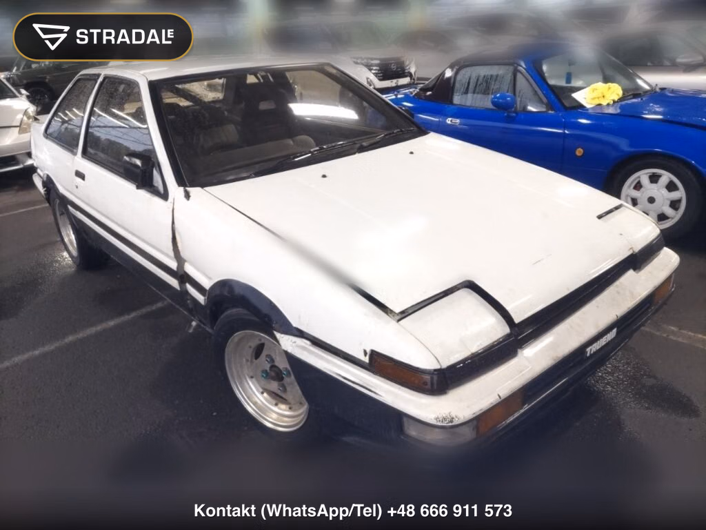 TOYOTA SPRINTER TRUENO 2D GT APEX 1985, aukcja z Japonii, zdjęcie 1