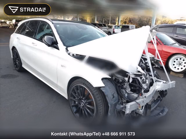 MERCEDES AMG C-CLASS STATIONWAGON 4WD C43 4MATIC STATIONWAGON 2018, samochód z aukcji Japonii