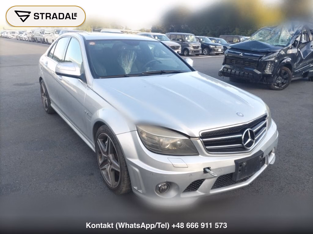 MERCEDES BENZ C-CLASS 4D C63 AMG 2009, aukcja z Japonii, zdjęcie 1