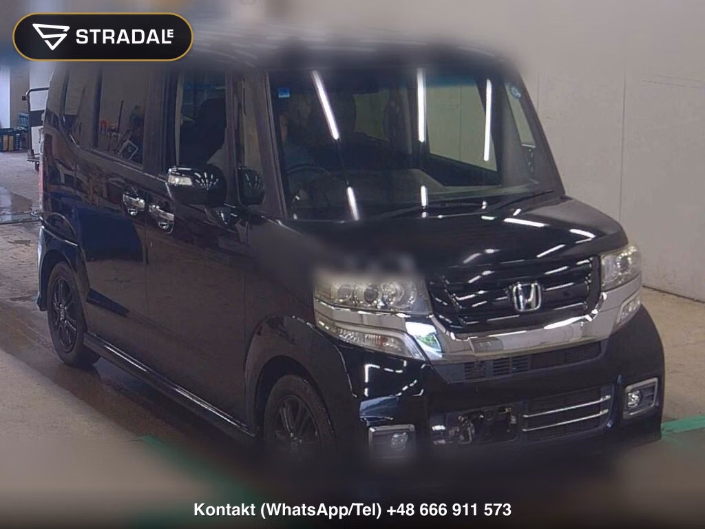 HONDA N-BOX CUSTOM G SS BLACK STYLE PACKAGE 2017, aukcja z Japonii, zdjęcie 1