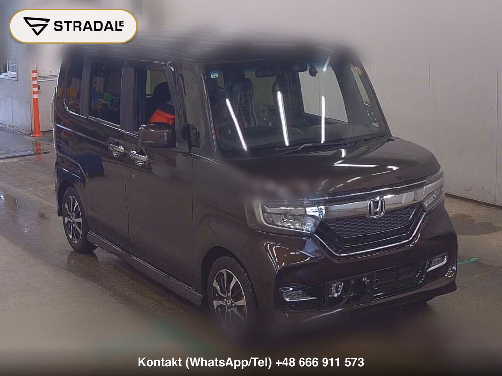 HONDA N-BOX CUSTOM G・EX HONDA SENSING 2019, aukcja z Japonii, zdjęcie 1