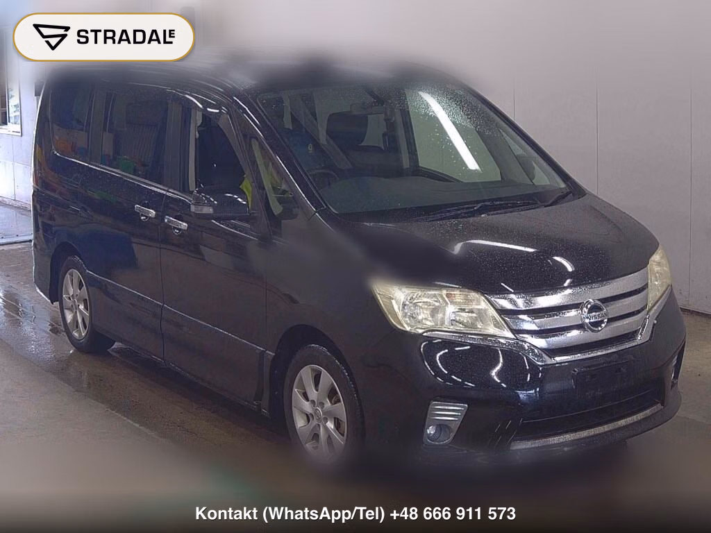 NISSAN SERENA 5D HIGHWAY STAR 2012, aukcja z Japonii, zdjęcie 1