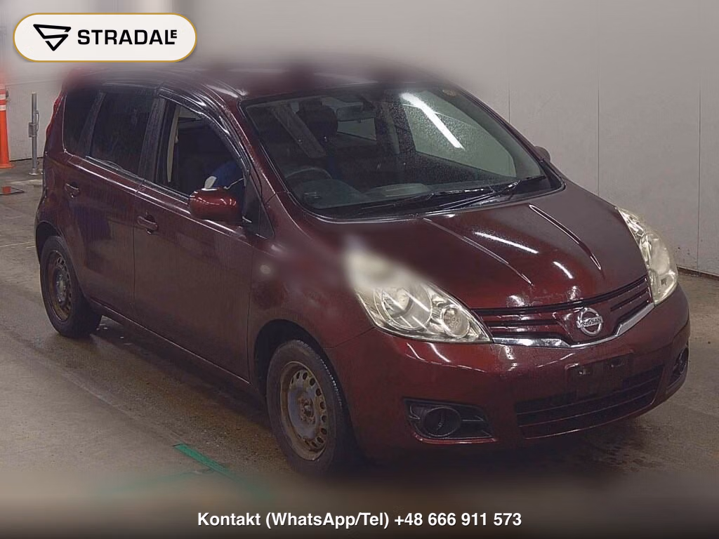 NISSAN NOTE 15X SV 2012, aukcja z Japonii, zdjęcie 1