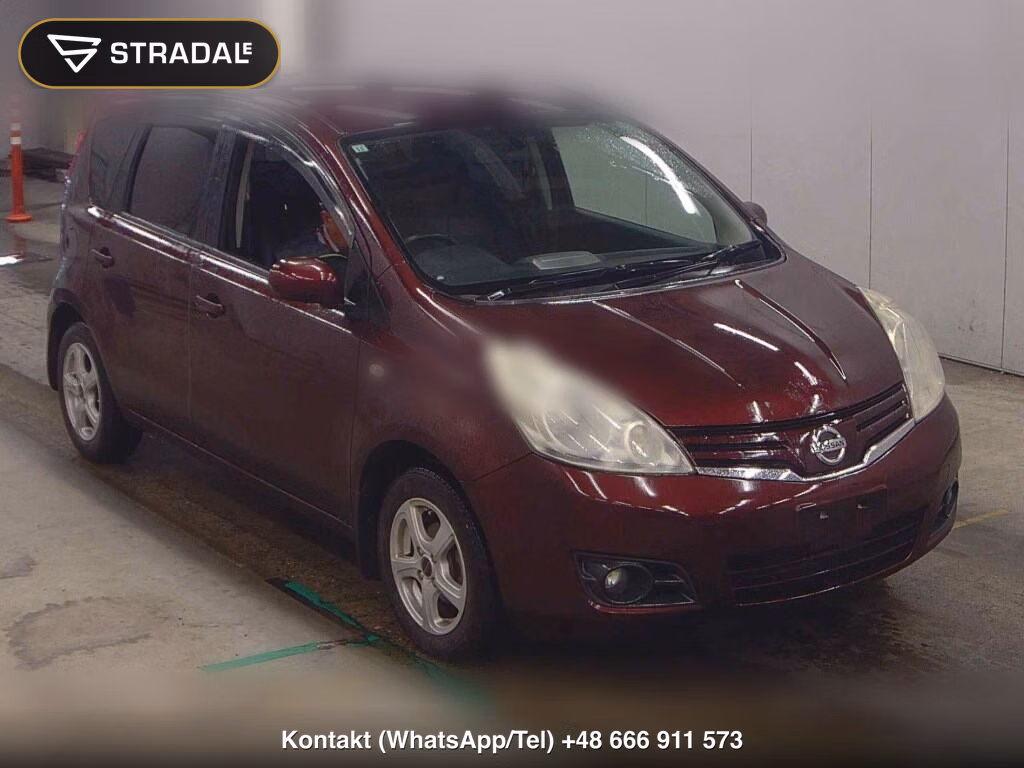 NISSAN NOTE 15X SV + PLASMA 2011, aukcja z Japonii, zdjęcie 1