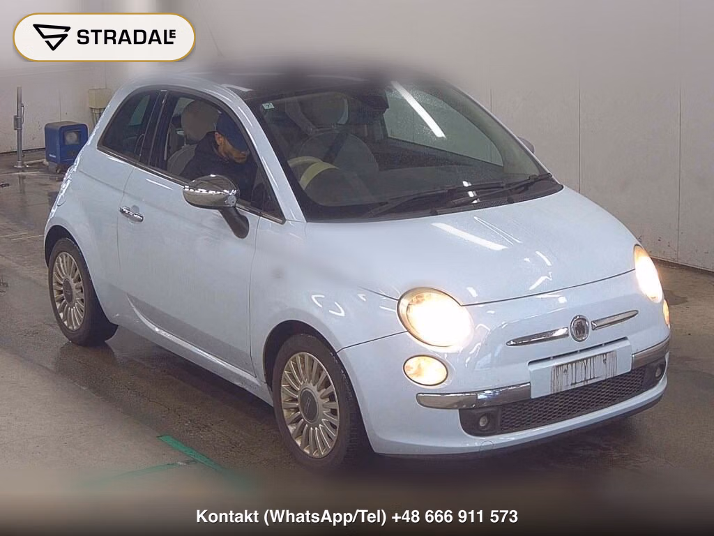 FIAT 500 1.4 16V SPORT 2009, aukcja z Japonii, zdjęcie 1