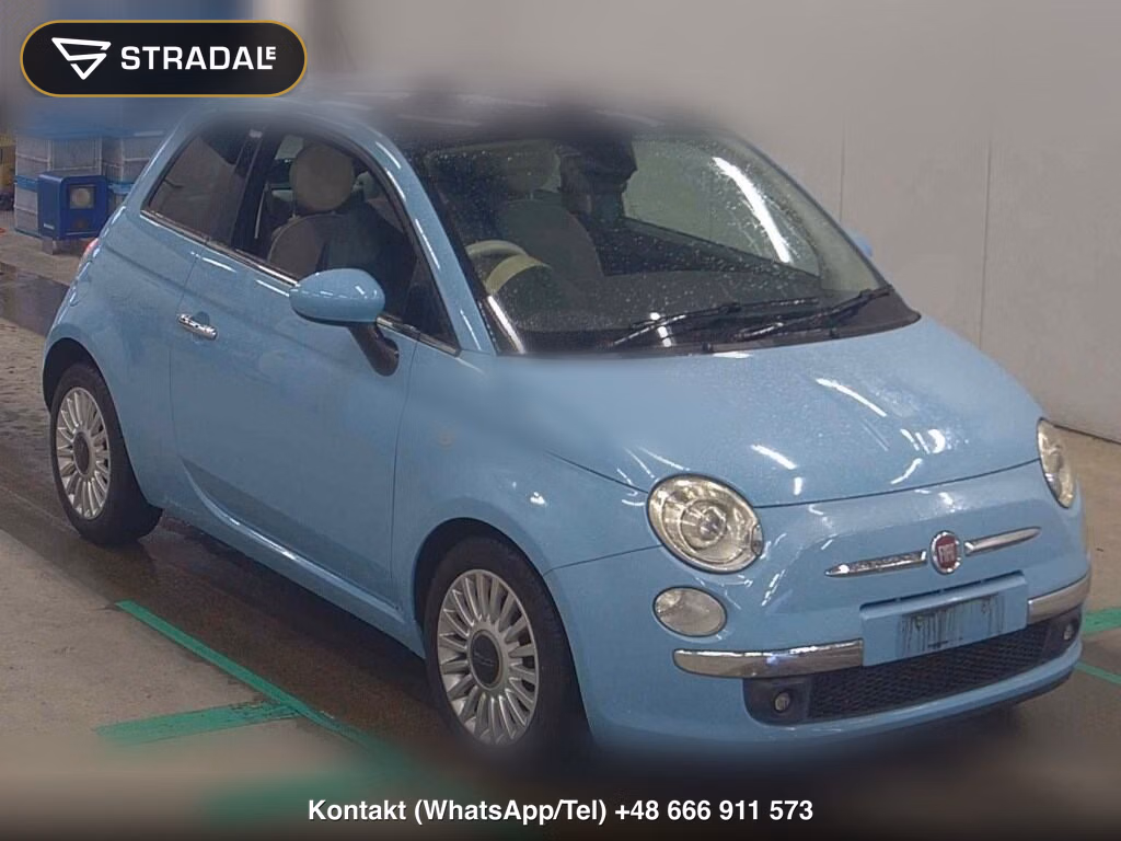FIAT 500 TWINAIR LOUNGE 2011, aukcja z Japonii, zdjęcie 1
