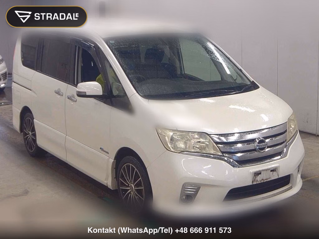 NISSAN SERENA 5D HIGHWAY STAR S-HYBRID V SELECTION 2013, aukcja z Japonii, zdjęcie 1