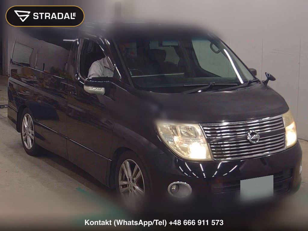 NISSAN ELGRAND 5D 350 HIGHWAY STAR BLACK LEATHER EDITION 2008, aukcja z Japonii, zdjęcie 1