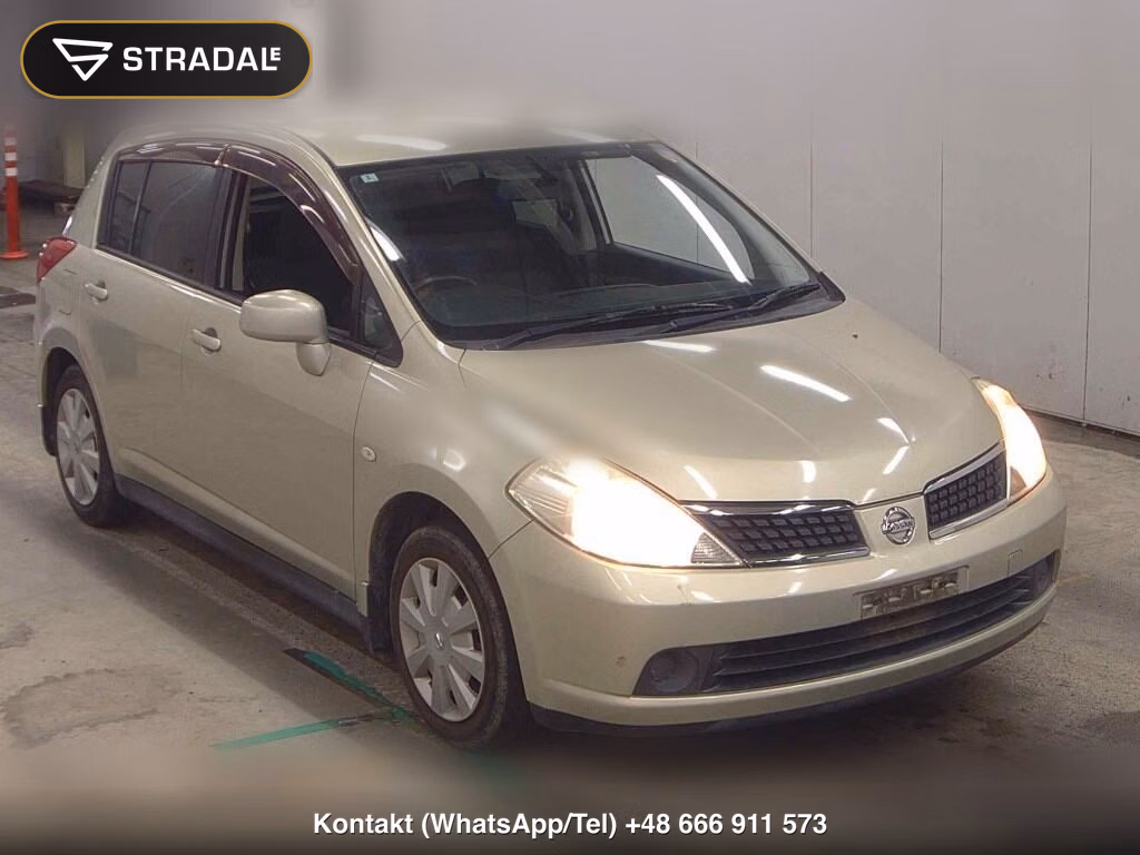 NISSAN TIIDA 15S 2007, aukcja z Japonii, zdjęcie 1
