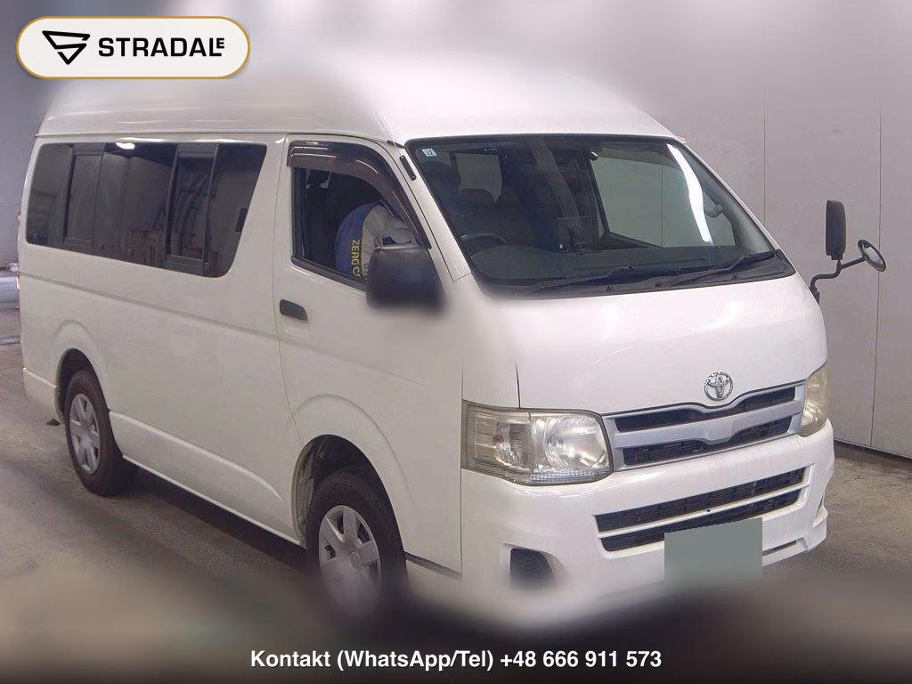 TOYOTA HIACE VAN 4D 4WD 2011, aukcja z Japonii, zdjęcie 1