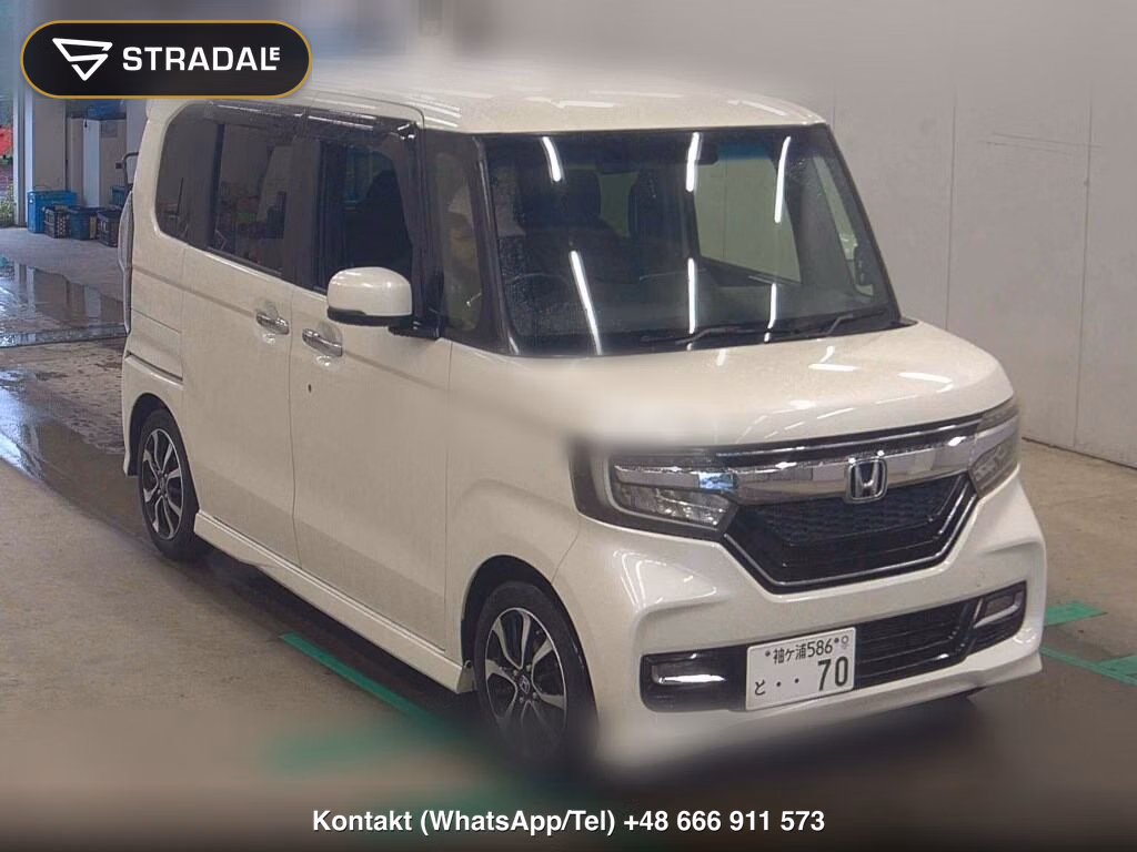 HONDA N-BOX CUSTOM G･L HONDA SENSING 2017, aukcja z Japonii, zdjęcie 1