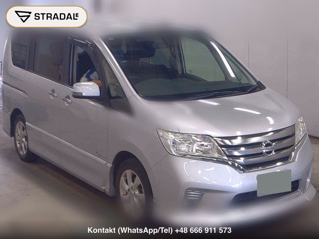 NISSAN SERENA 5D HIGHWAY STAR S-HYBRID AERO MODE 2013, aukcja z Japonii, zdjęcie 1