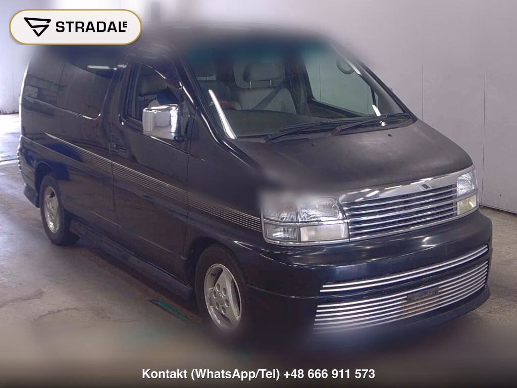 NISSAN ELGRAND 4D RIDER 1999, aukcja z Japonii, zdjęcie 1