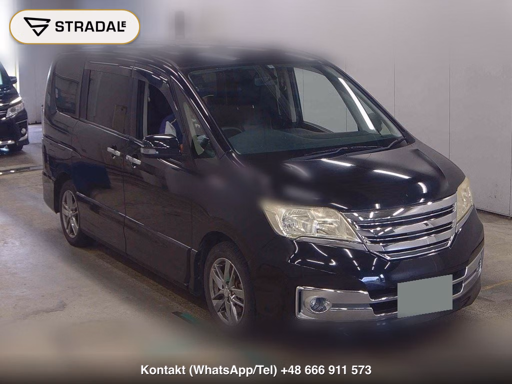 NISSAN SERENA 5D RIDER 2012, aukcja z Japonii, zdjęcie 1