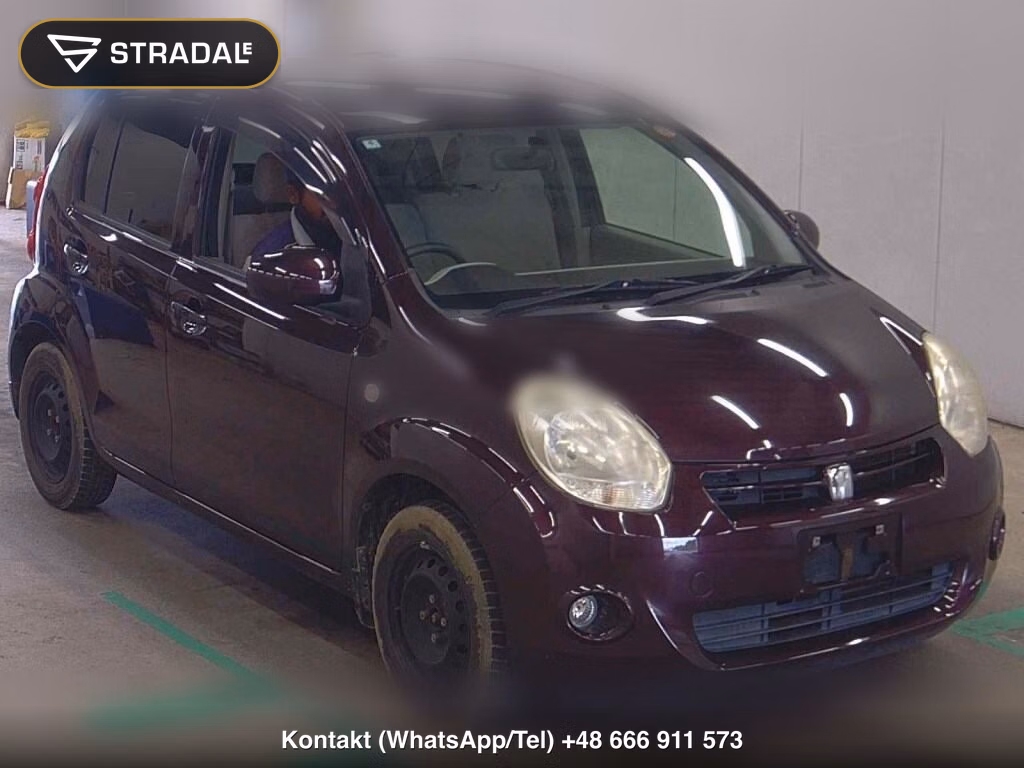TOYOTA PASSO X YURURI 2012, aukcja z Japonii, zdjęcie 1