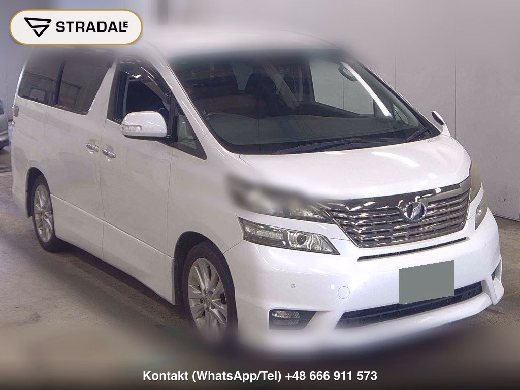 TOYOTA VELLFIRE 2.4Z PLATINUM SELECTION 2010, aukcja z Japonii, zdjęcie 1