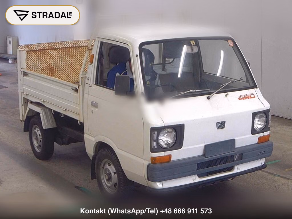 SUBARU SAMBAR TRUCK 4WD 1987, aukcja z Japonii, zdjęcie 1