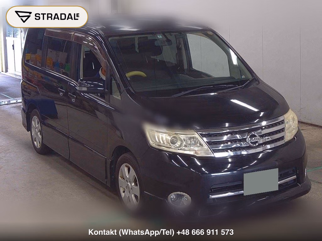 NISSAN SERENA 5D HIGHWAY STAR V AERO SELECTION 2010, aukcja z Japonii, zdjęcie 1