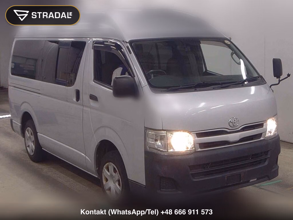 TOYOTA HIACE VAN 5D DX JUSTLOW 2011, aukcja z Japonii, zdjęcie 1
