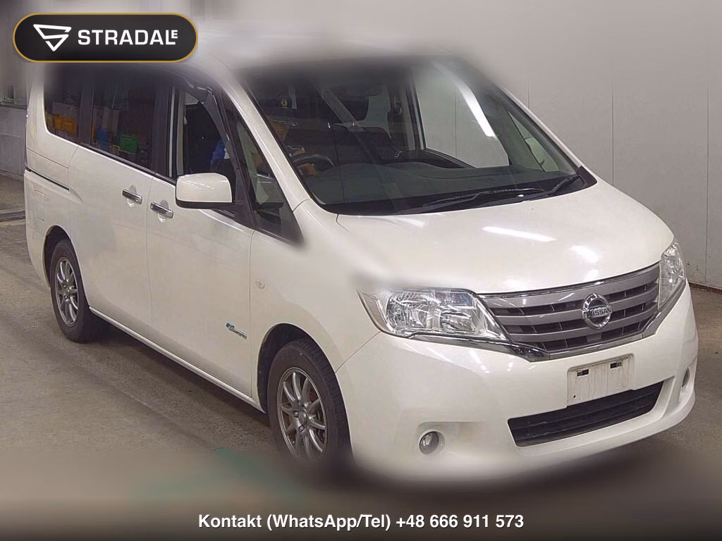 NISSAN SERENA 5D 20X S-HYBRID 2013, aukcja z Japonii, zdjęcie 1
