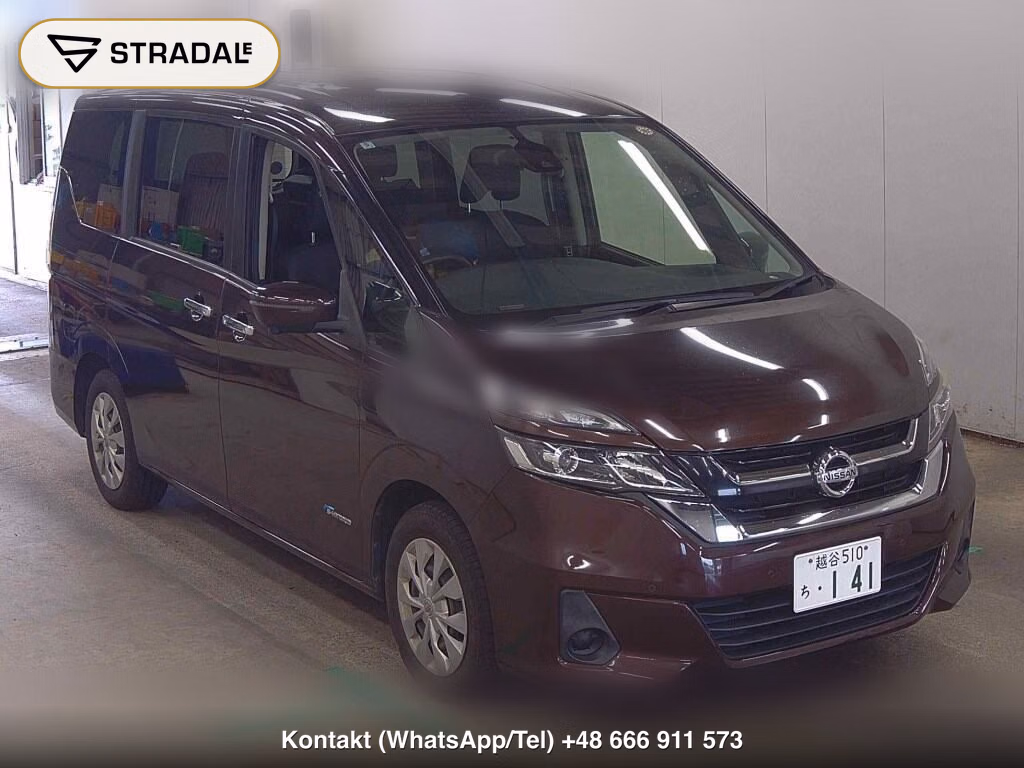 NISSAN SERENA 5D X V SELECTION 2018, aukcja z Japonii, zdjęcie 1
