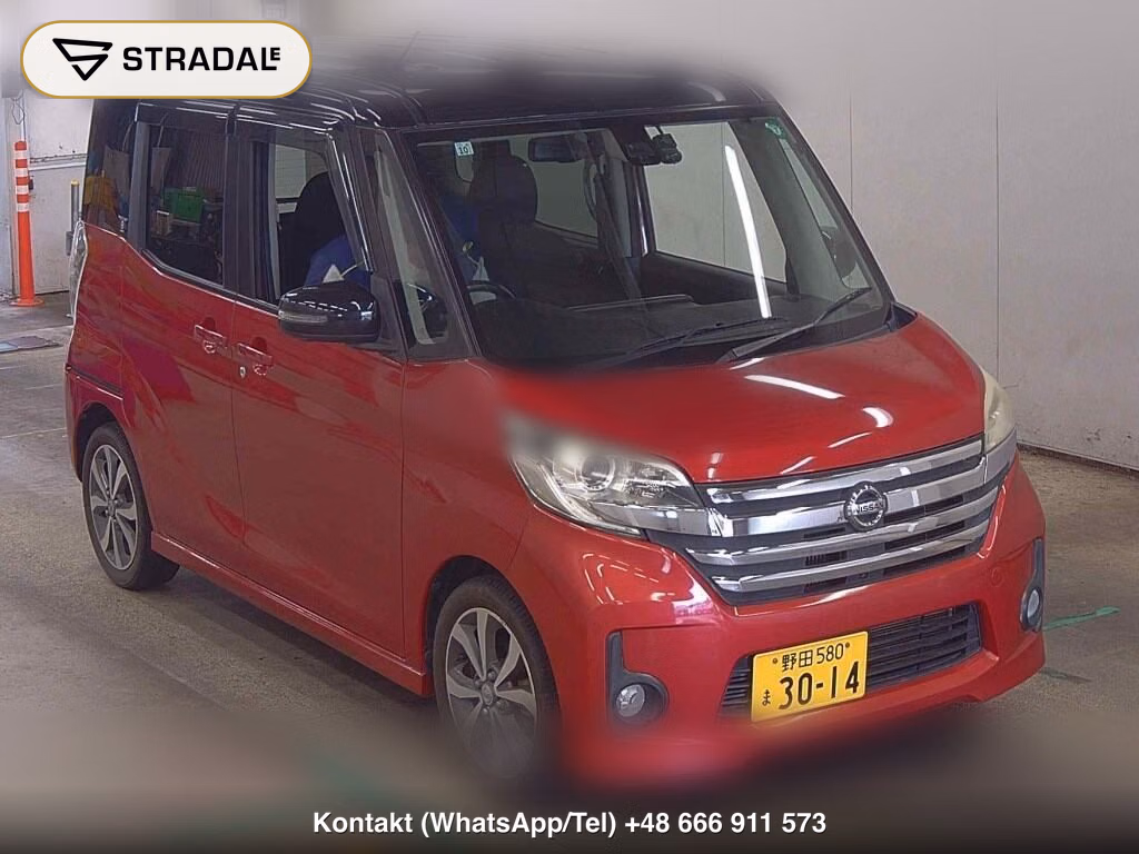 NISSAN DAYZ ROOX HIGHWAY STAR TURBO 2015, aukcja z Japonii, zdjęcie 1