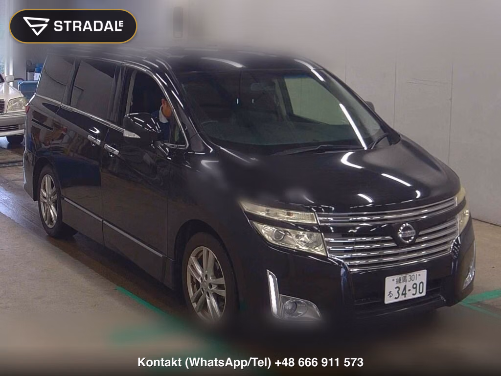 NISSAN ELGRAND 5D 250 HIGHWAY STAR 2012, aukcja z Japonii, zdjęcie 1