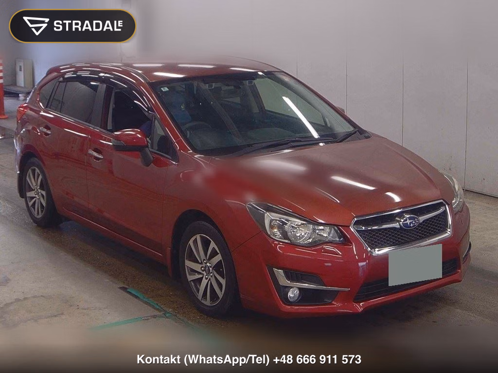 SUBARU IMPREZA SPORT 4WD 2.0I EYESIGHT PROUD EDITION 2015, aukcja z Japonii, zdjęcie 1