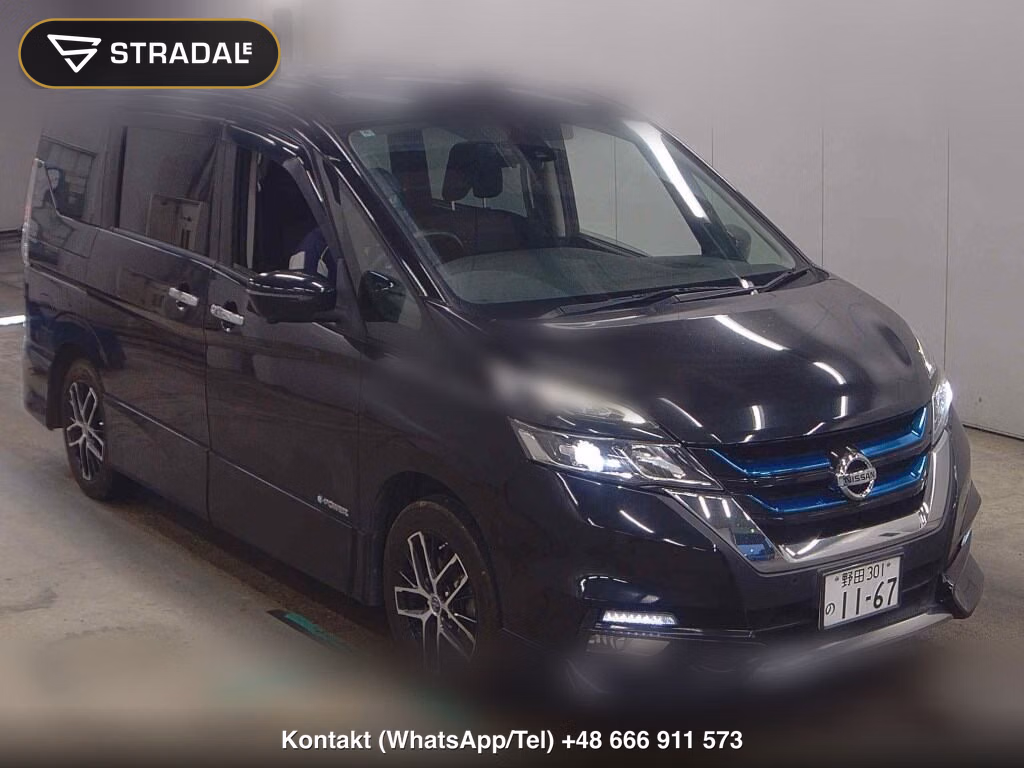 NISSAN SERENA 5D E-POWER HIGHWAY STAR V 2018, aukcja z Japonii, zdjęcie 1